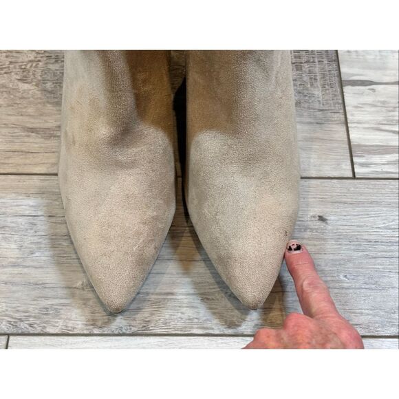 A New Day Cream Tan Ankle Boots Size 10 - Picture 3 of 11